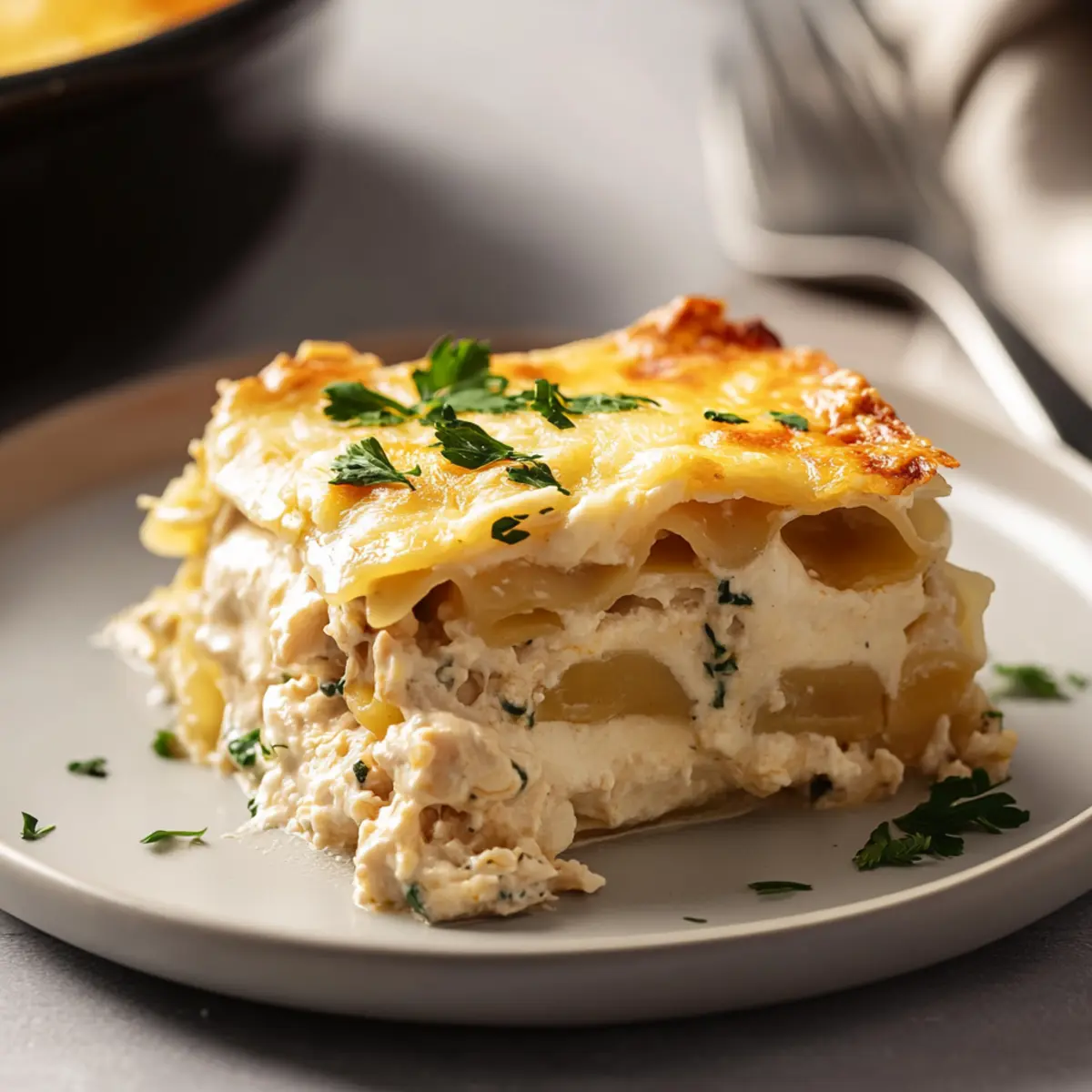 Creamy Chicken Lasagna