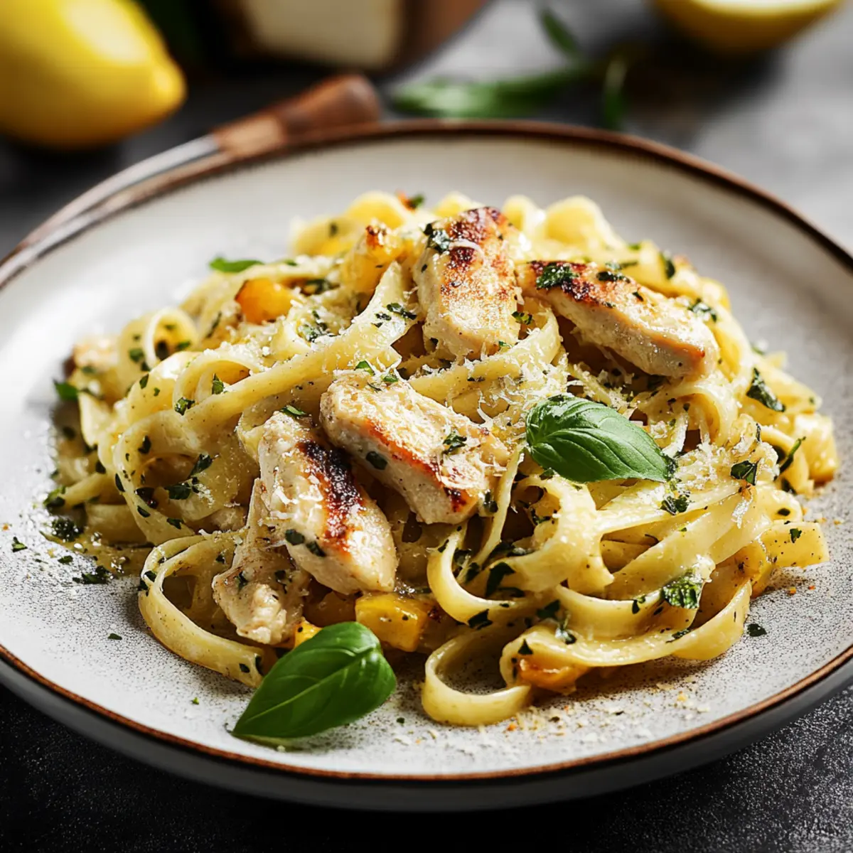 Lemon Chicken Pasta