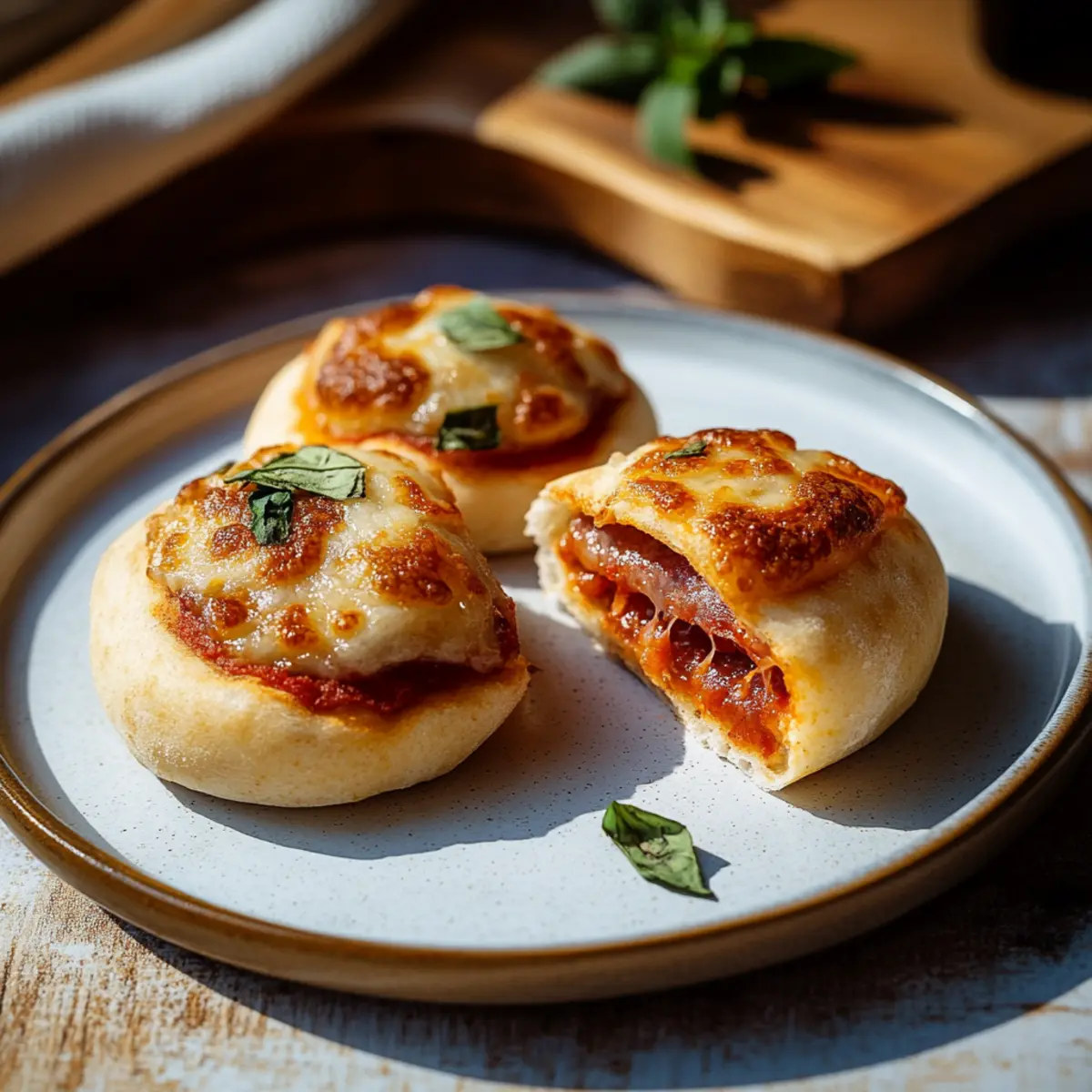 Mini Stuffed Pizzas