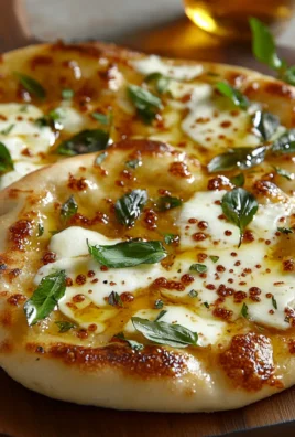 Hot Honey Garlic Flatbread Pizzas