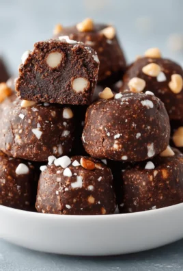 No Bake Brownie Bites
