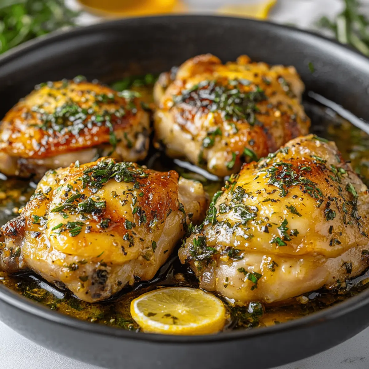 Garlic Butter Chicken Thighs