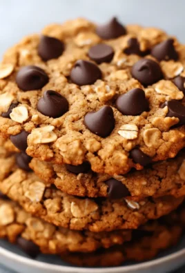Peanut Butter Oatmeal Chocolate Chip Cookies