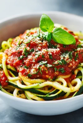 Zucchini Noodles with Tomato Sauce