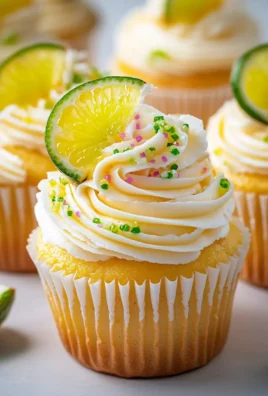 Mango Key Lime Cupcakes