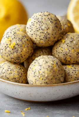 Lemon Poppy Seed Energy Bites