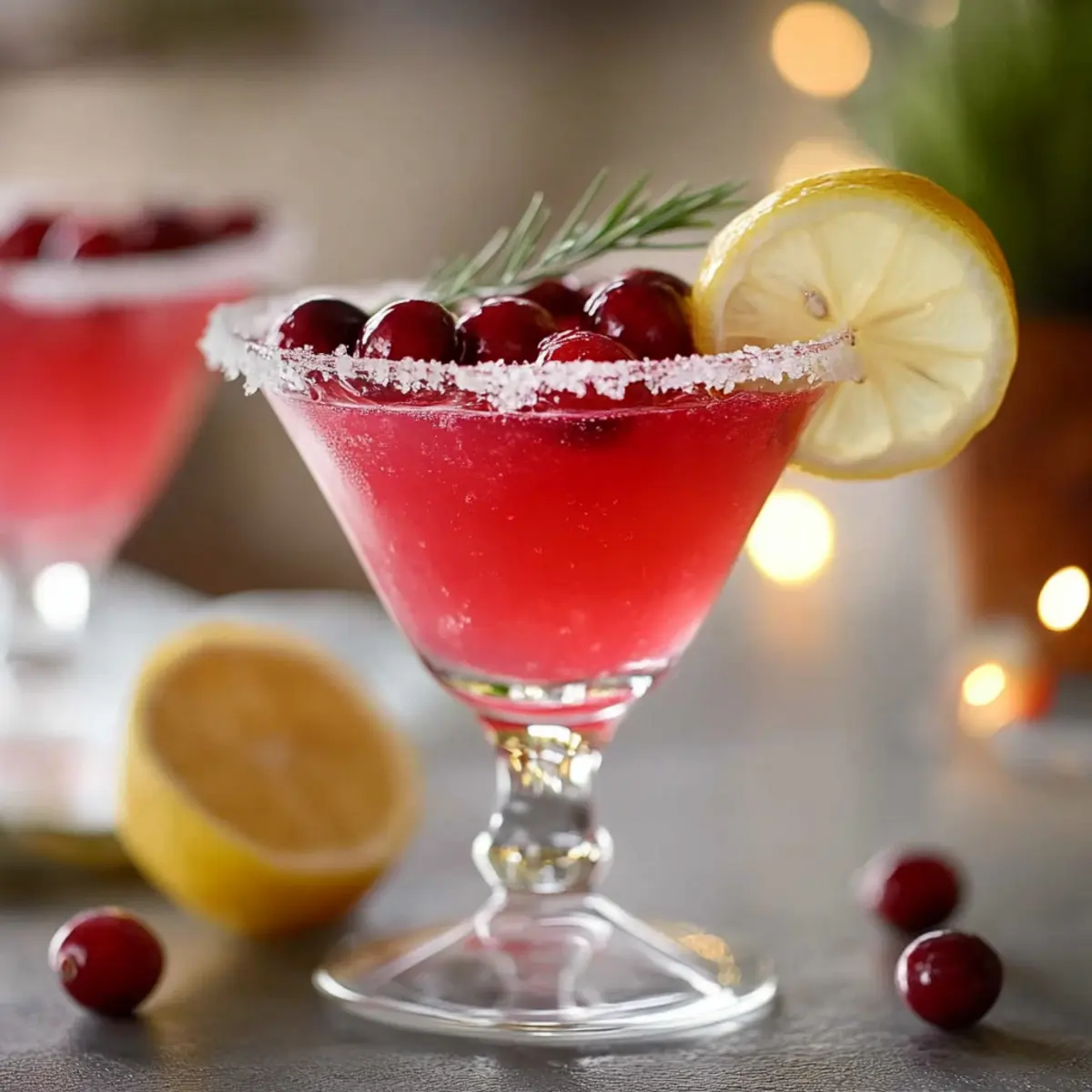 Classic Cranberry Lemon Drop