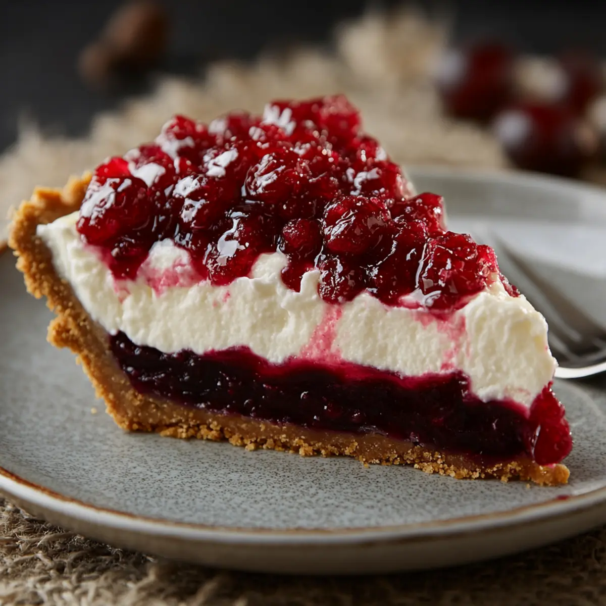 Cranberry Gingersnap Pie Recipe