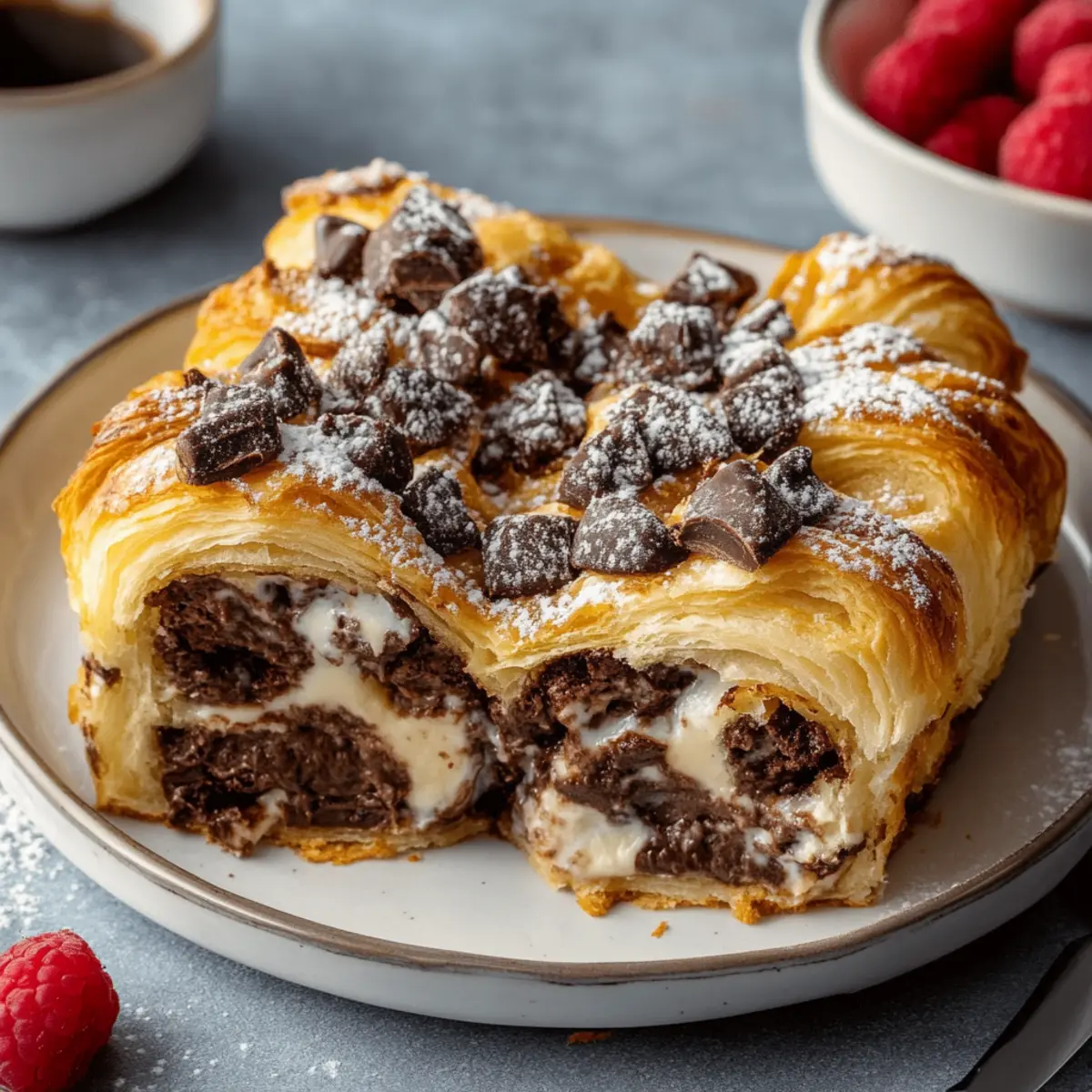 Chocolate Croissant Breakfast Bake Recipe