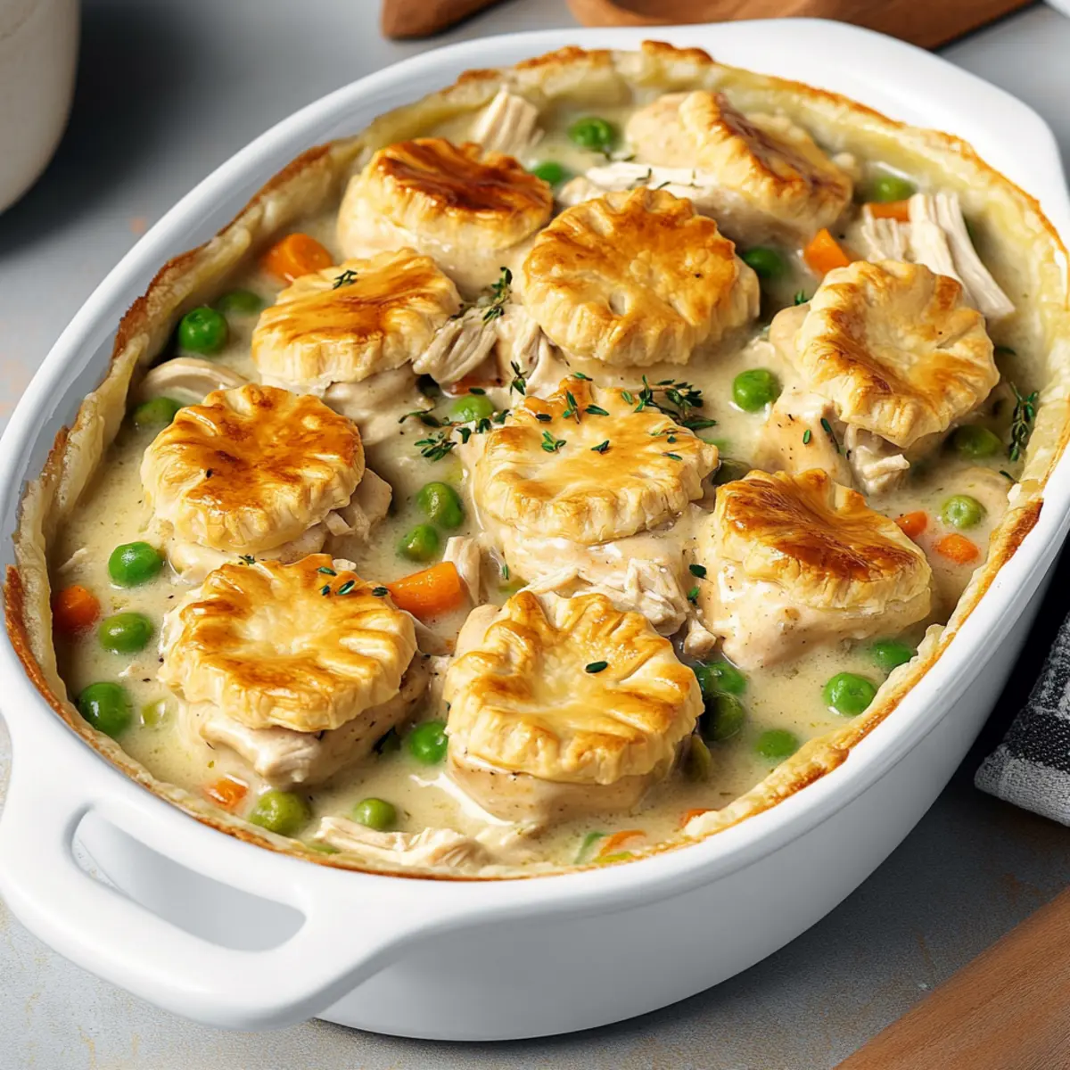 Chicken Pot Pie Casserole