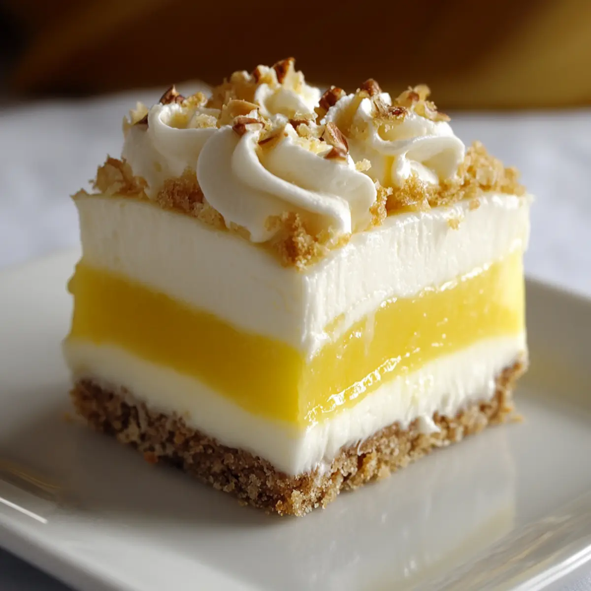 Layer Lemon Dessert with Pecan Sandies Crust