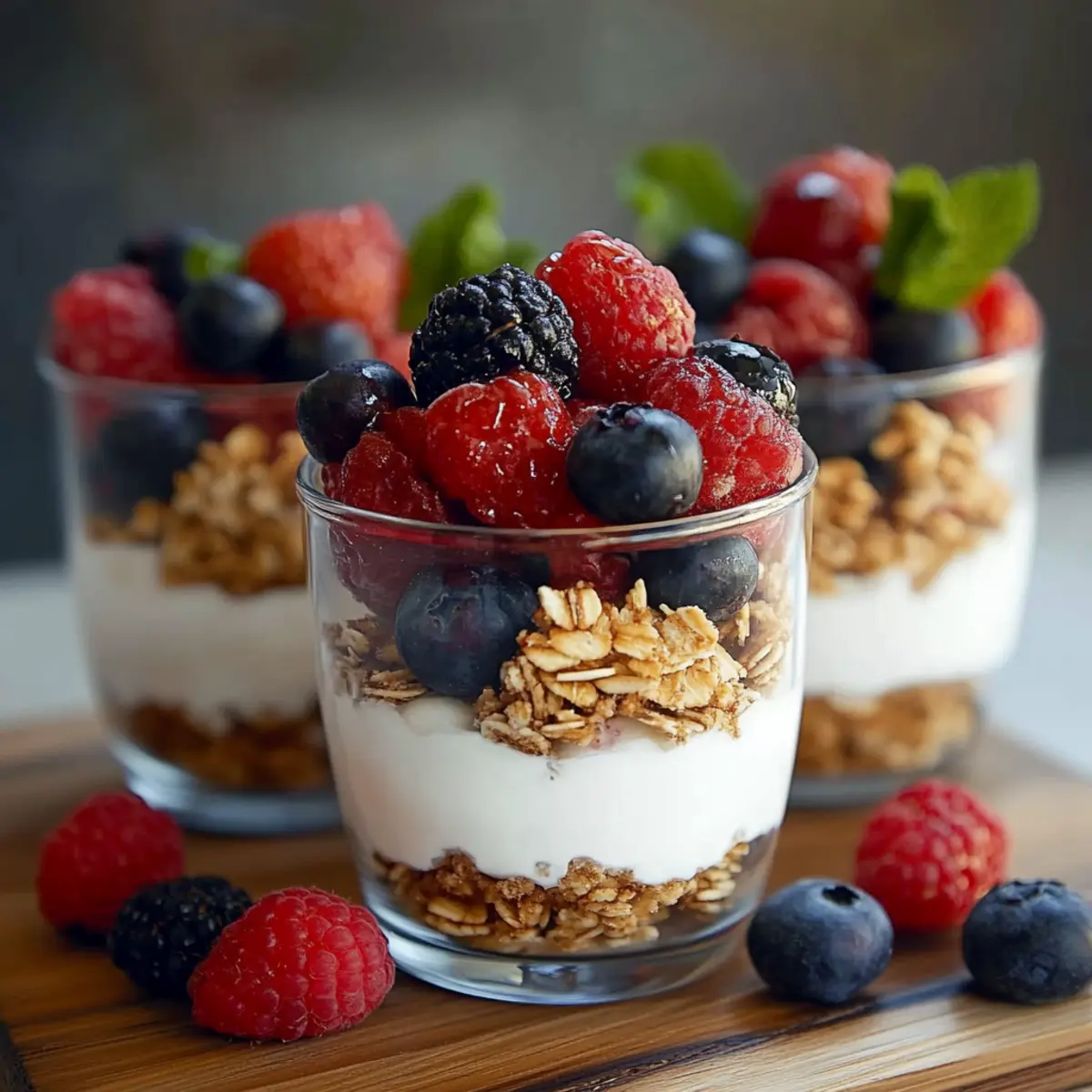 Greek Yogurt Berry Parfait