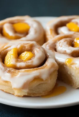 Peach Pie Cinnamon Rolls Recipe