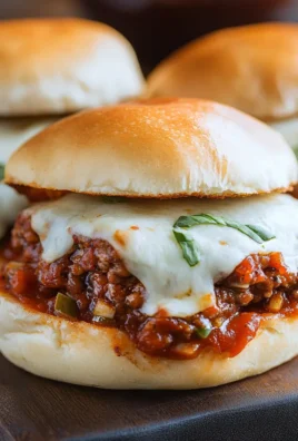 Crockpot Pizza Burgers