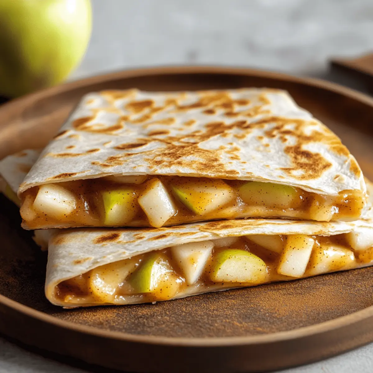 Apple Cinnamon Breakfast Quesadillas