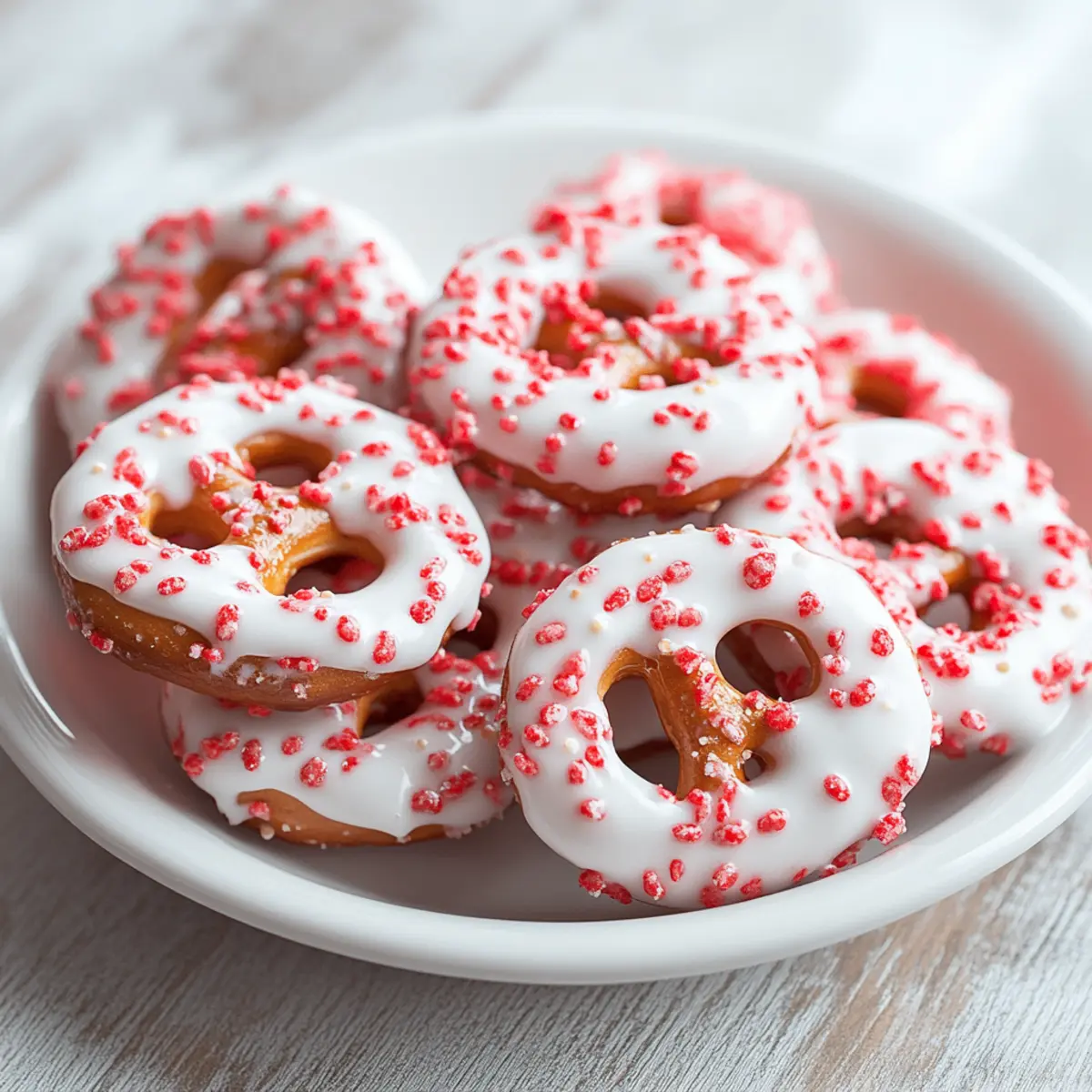 Strawberry Yogurt Pretzel Bites