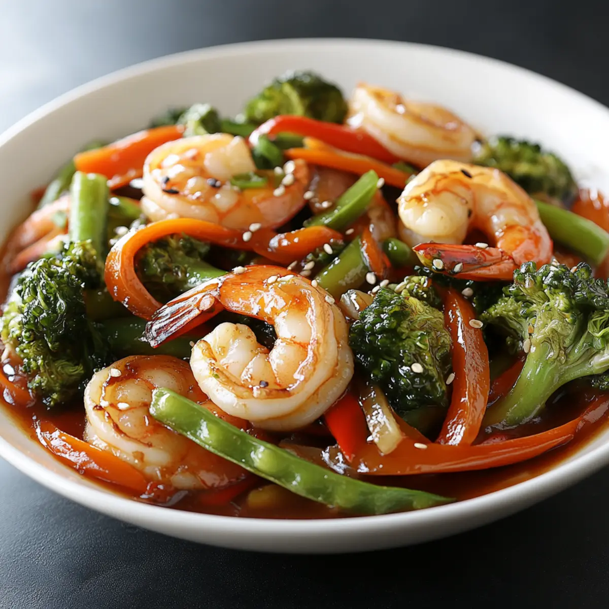 Shrimp and Veg Stir-Fry