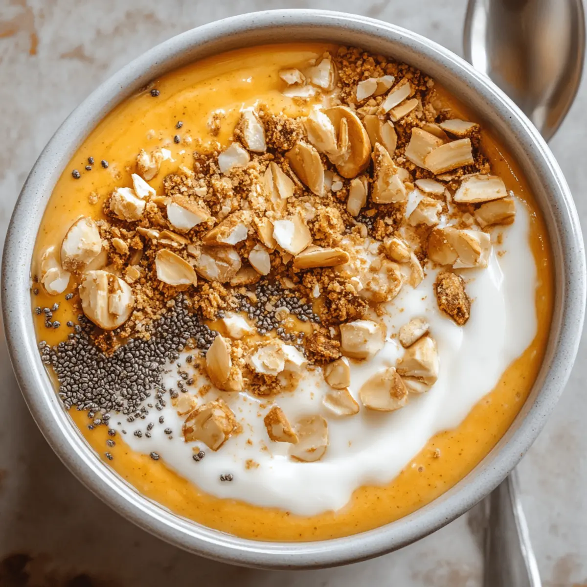 Creamy Pumpkin Pie Yogurt Bowl