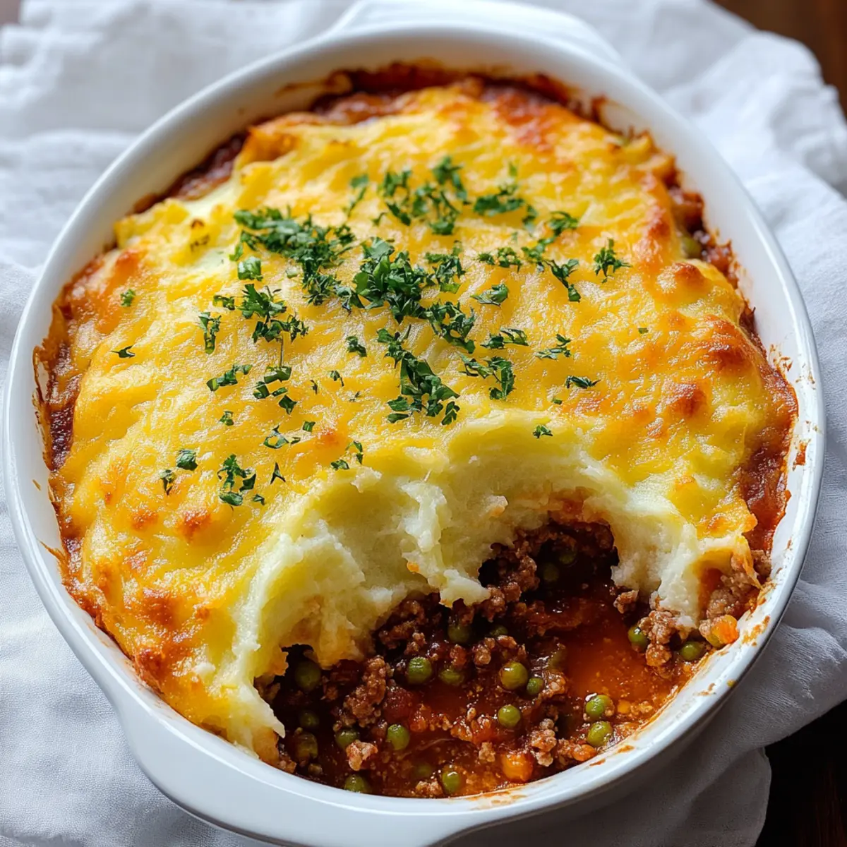 Chili Cheese Shepherds Pie