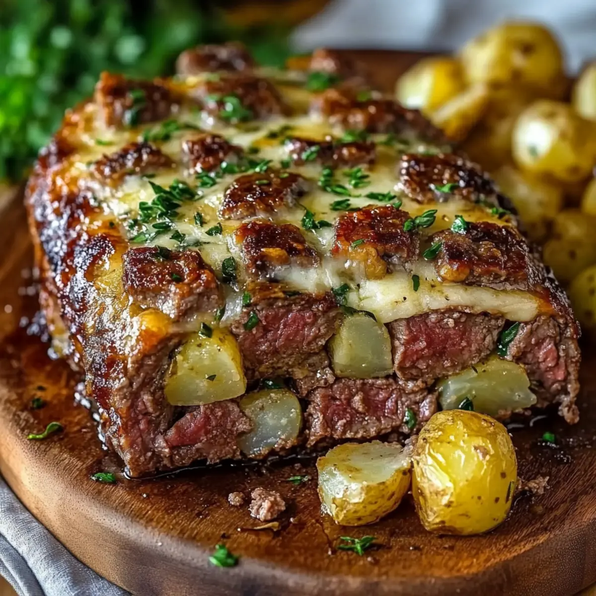Garlic Butter Steak & Potato Skillet