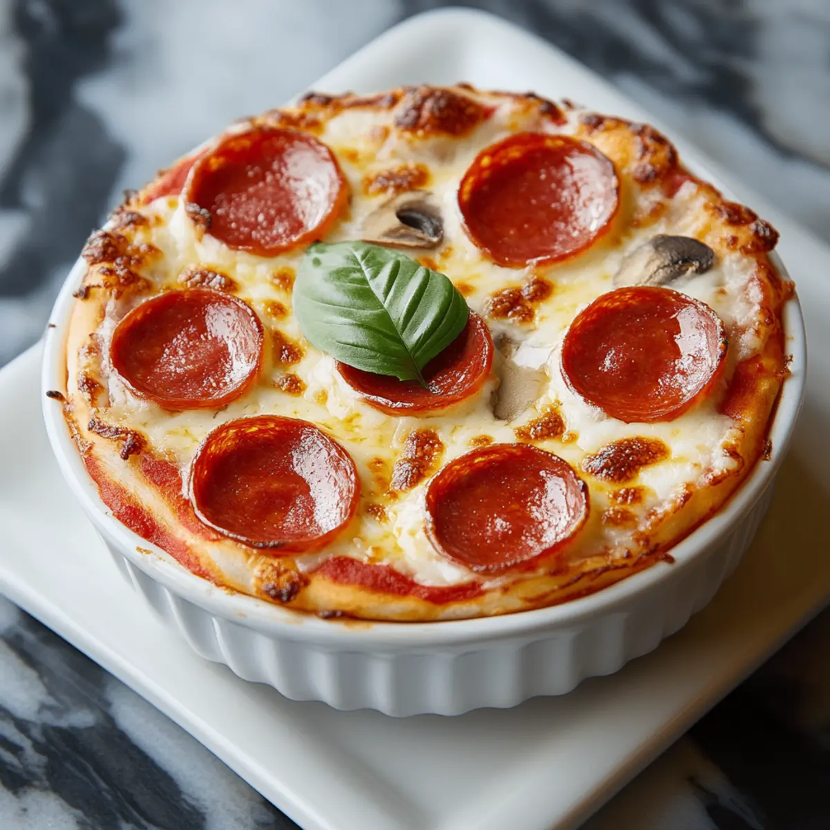 Cottage Cheese Pizza Bowl