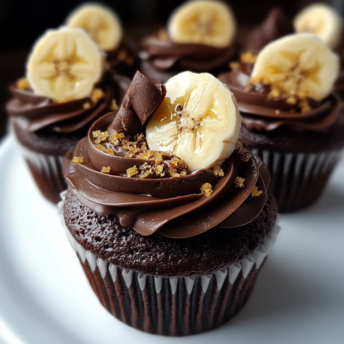 Chocolate Banana Cupcakes