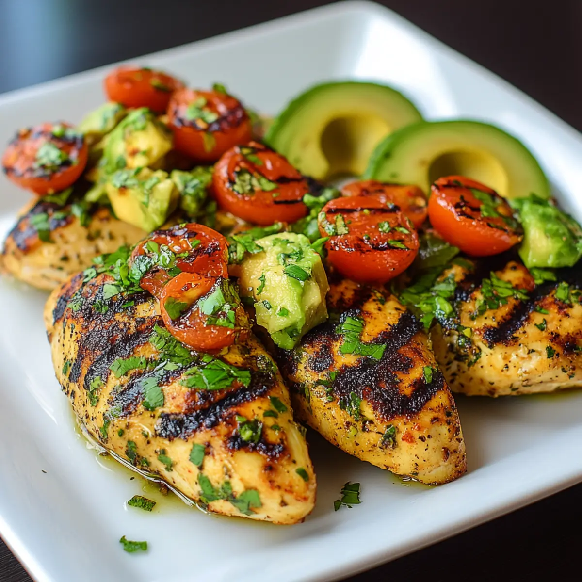 Grilled California Avocado Chicken