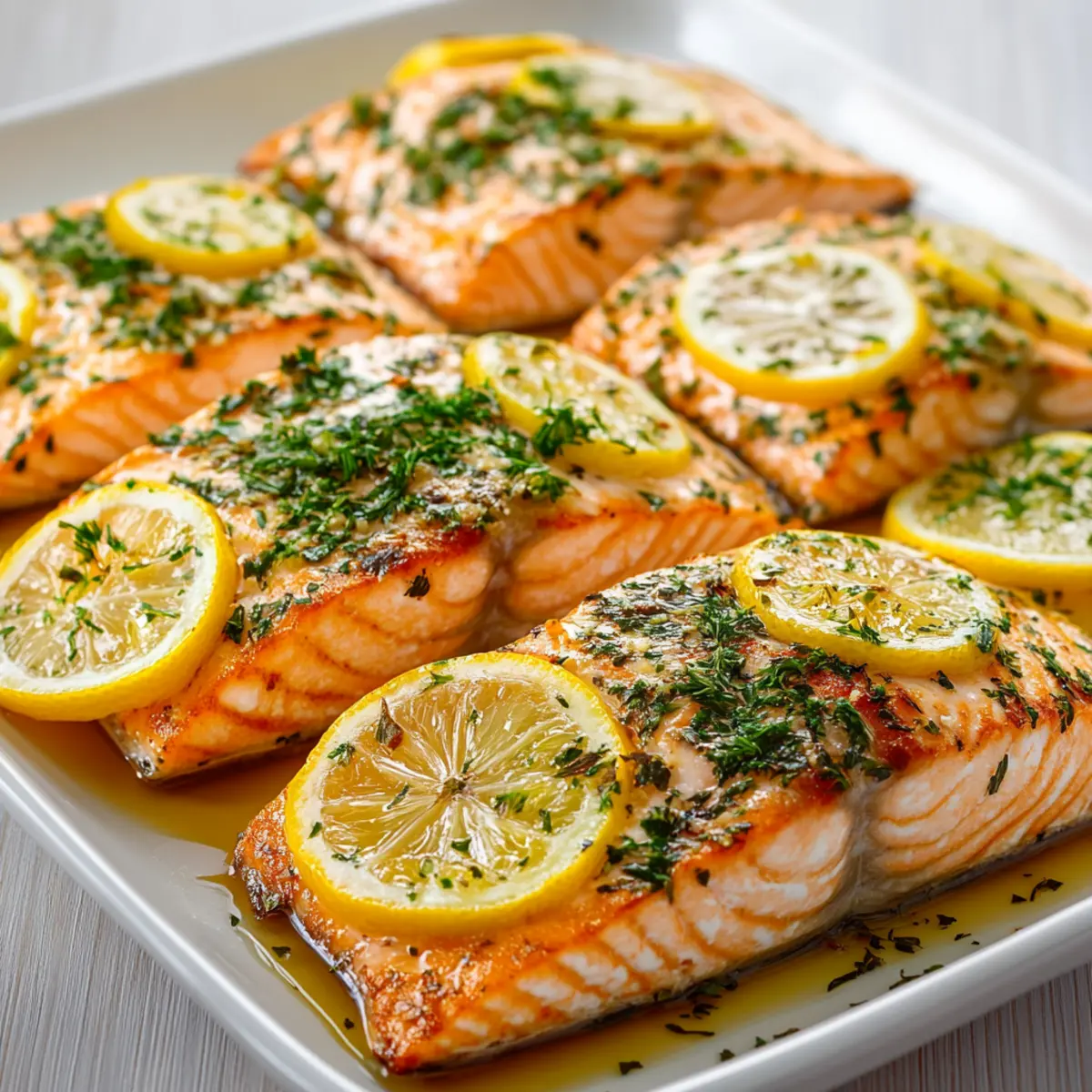 Baked Salmon with Lemon