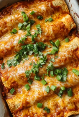 No-Roll Sheet Pan Chicken Enchiladas