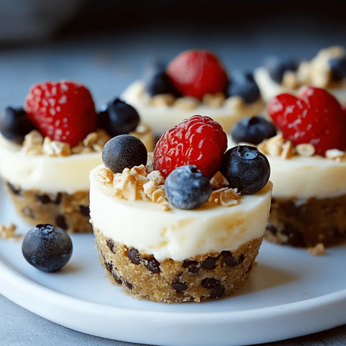 Greek Yogurt Protein Cheesecake Cups