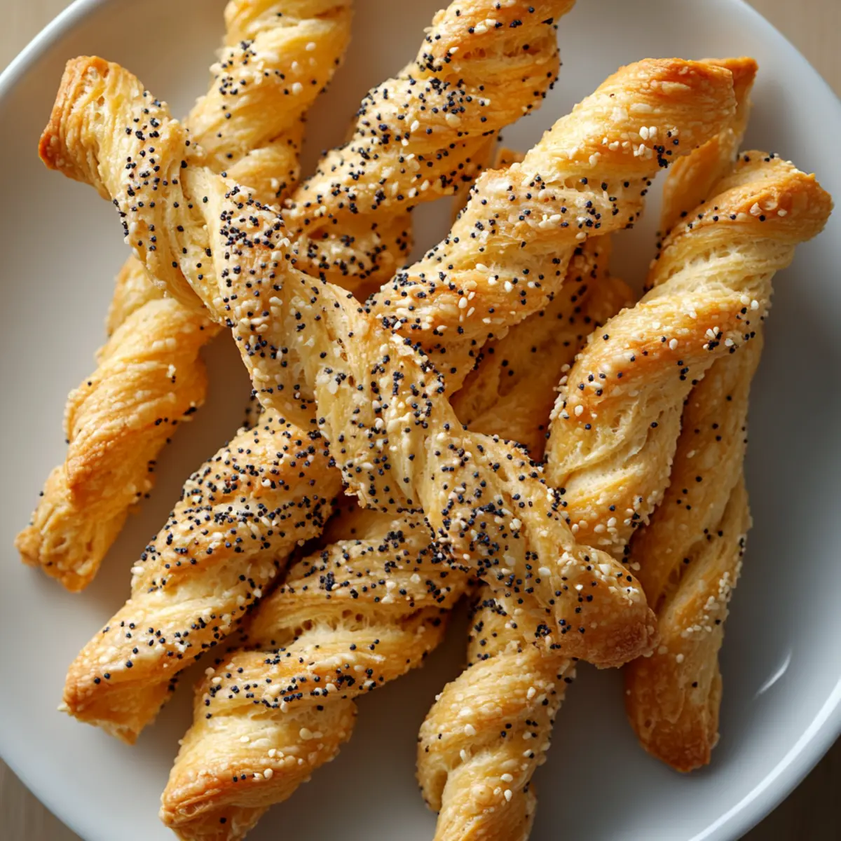 Cheese Straws with Poppy Seeds