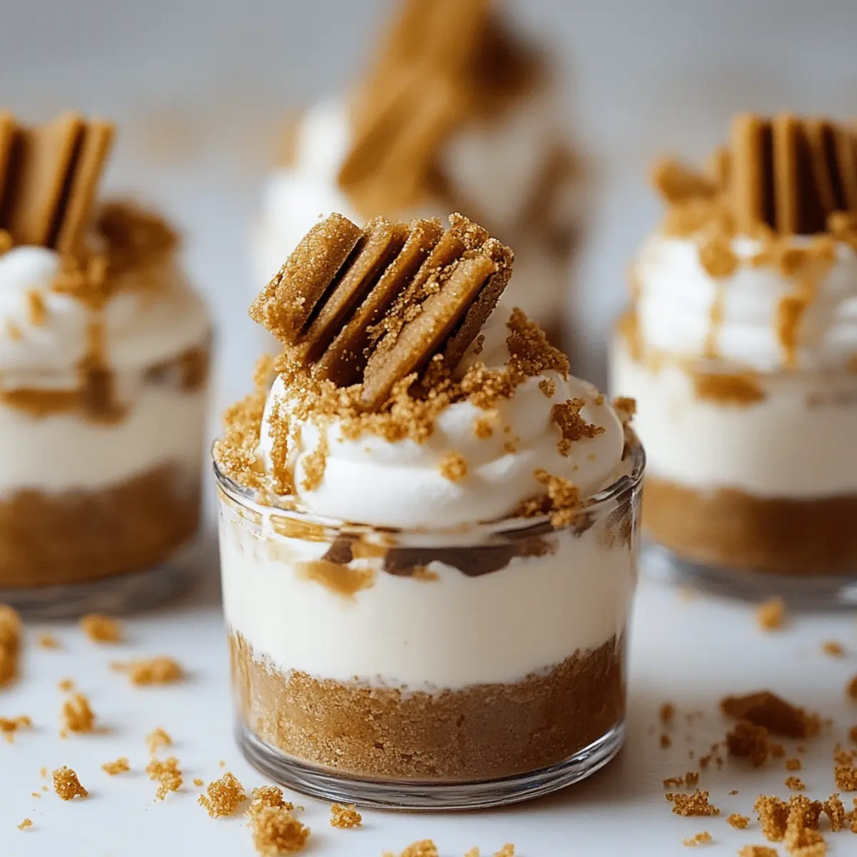 No-Bake Biscoff Cheesecake Cups