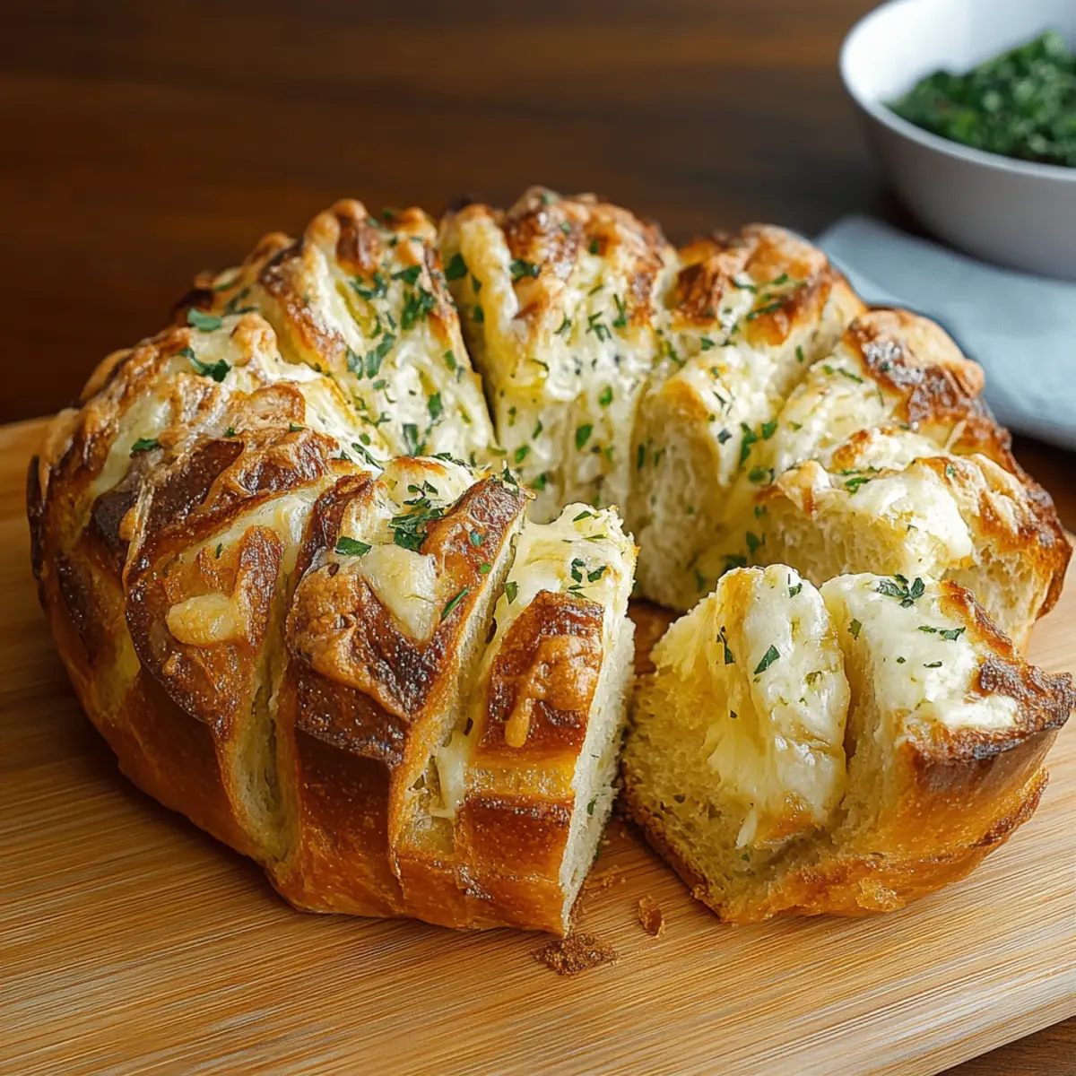 Cheesy Garlic Pull-Apart Bread