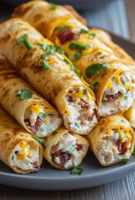Keto Chicken Bacon Ranch Taquitos