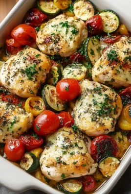 Sheet Pan Mediterranean Chicken & Zucchini