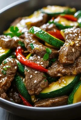 Beef & Zucchini Stir-Fry