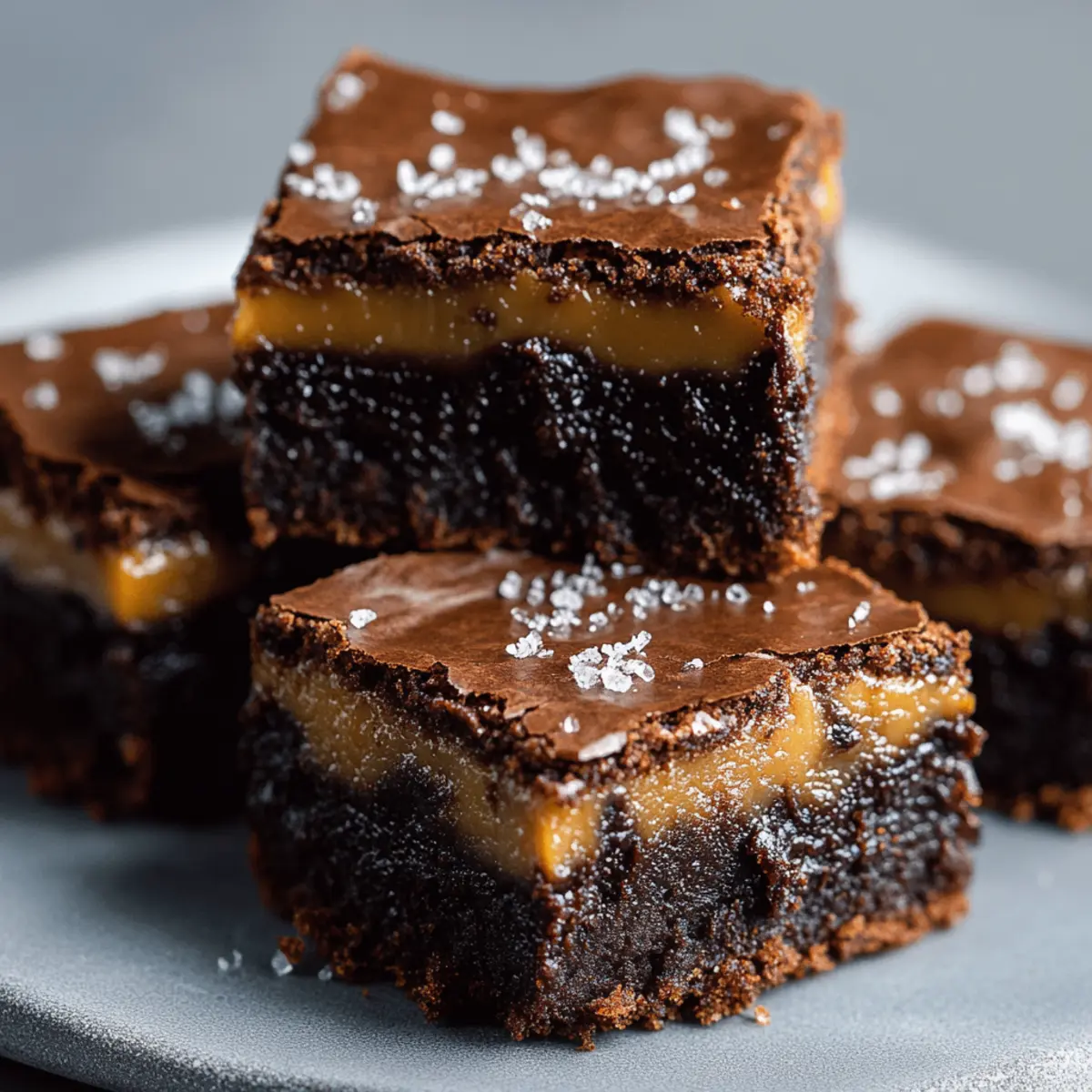 Chocolate Salted Butterscotch Brownies