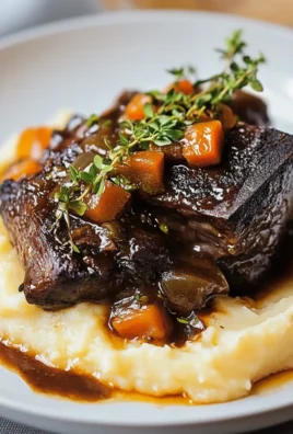 Braised Short Ribs with Mashed Potatoes