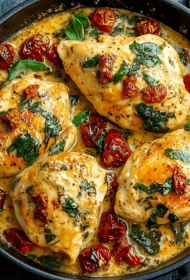 Low-Carb Tuscan Chicken