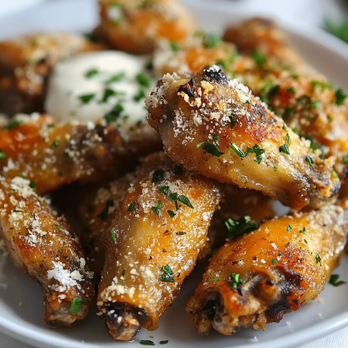 Garlic Parmesan Chicken Wings