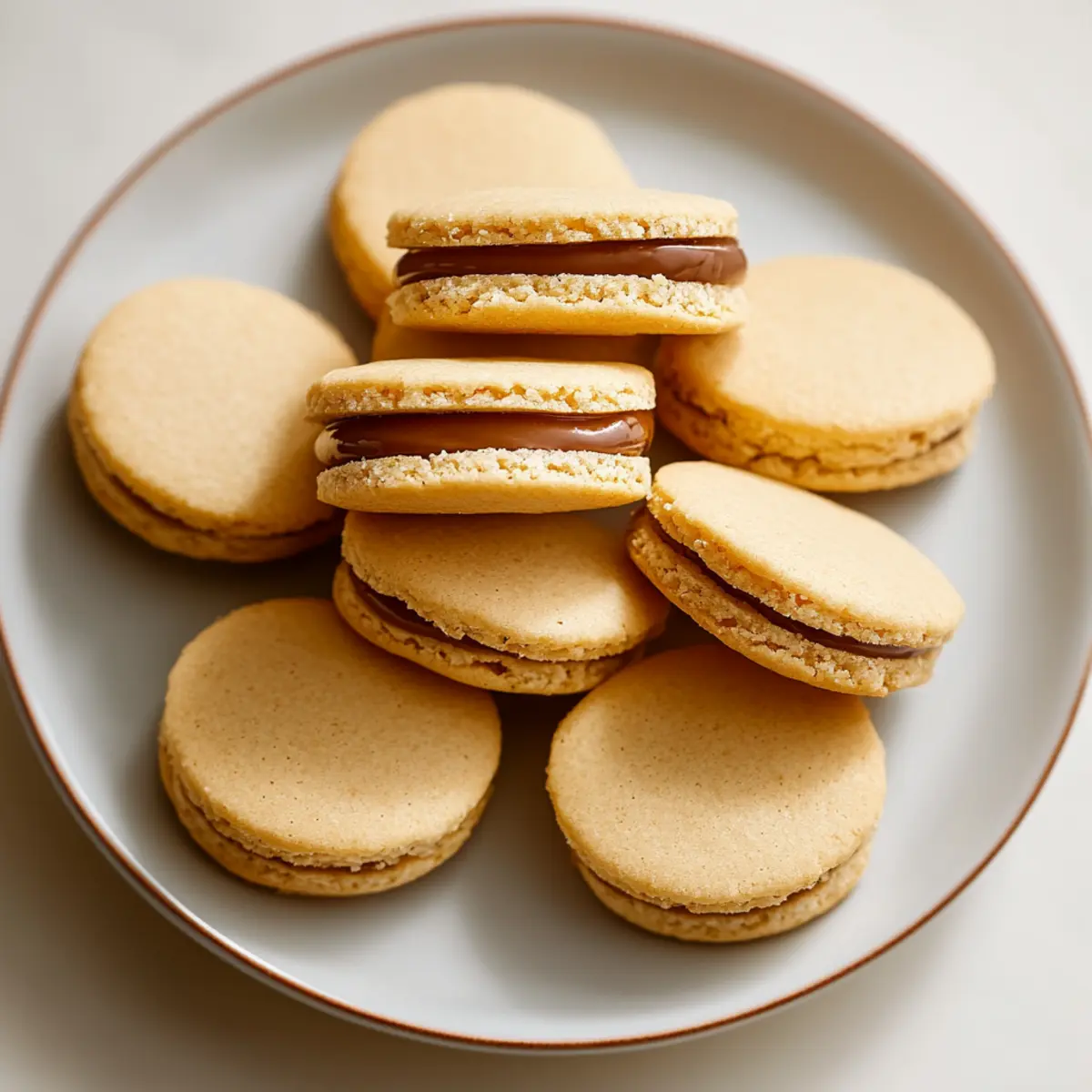 Dulce De Leche Filled Shortbread Cookies