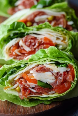 Keto Italian Lettuce Wrap Recipe