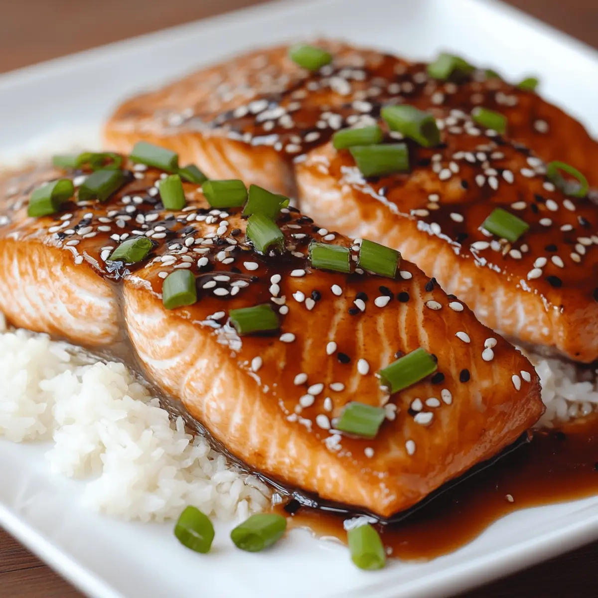 Honey Soy Glazed Salmon