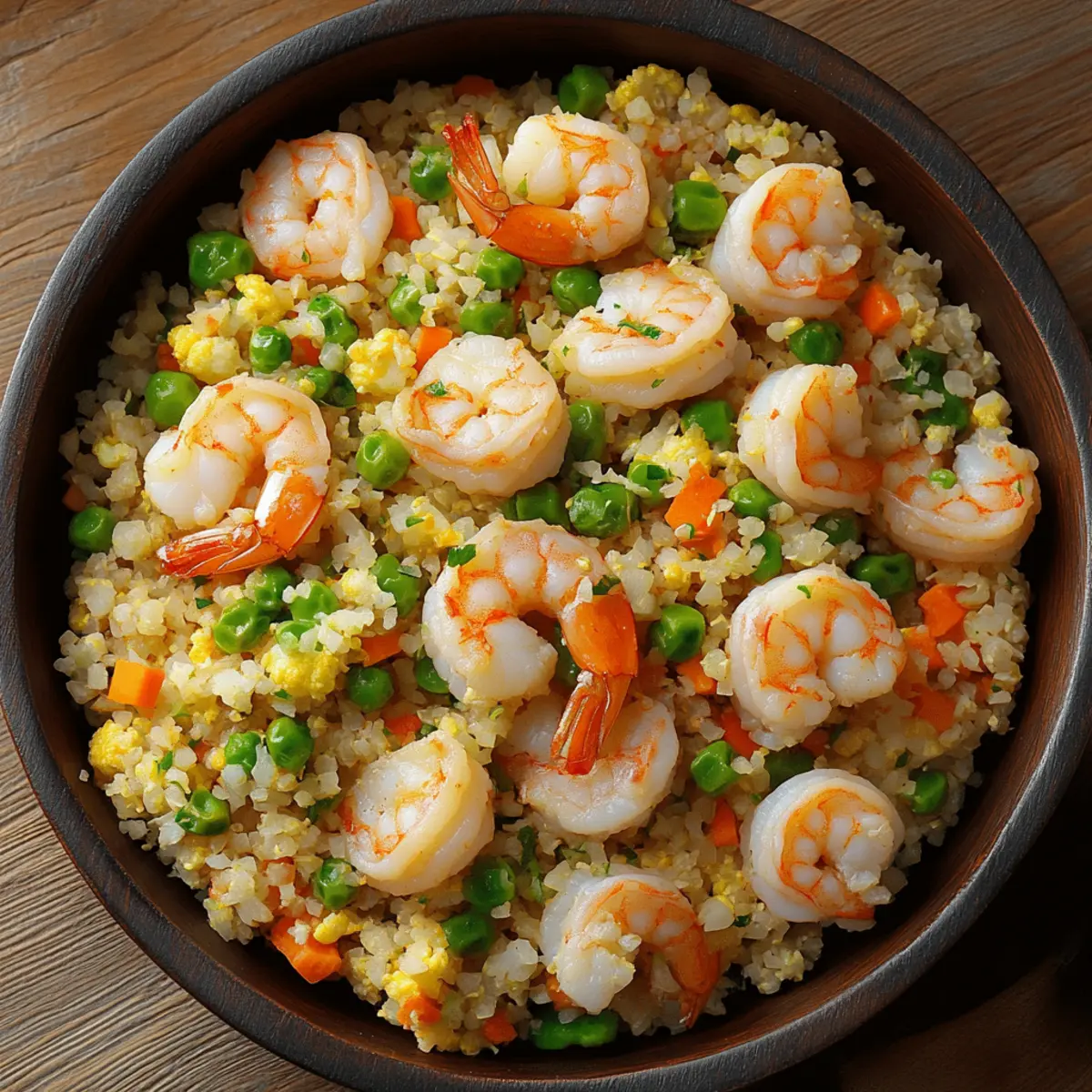 Cauliflower Fried Rice with Shrimp