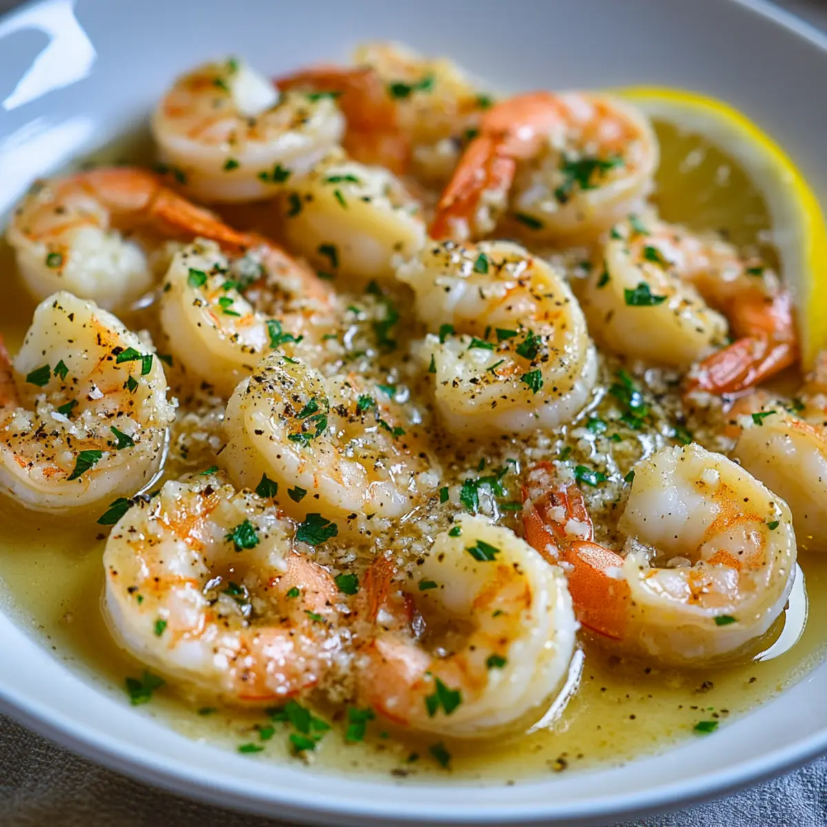Lemon Butter Shrimp
