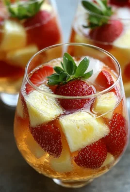 Strawberry Pineapple Wine Punch