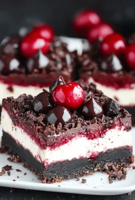 Black Forest Cheesecake Bars