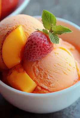 Mango Strawberry Sorbet