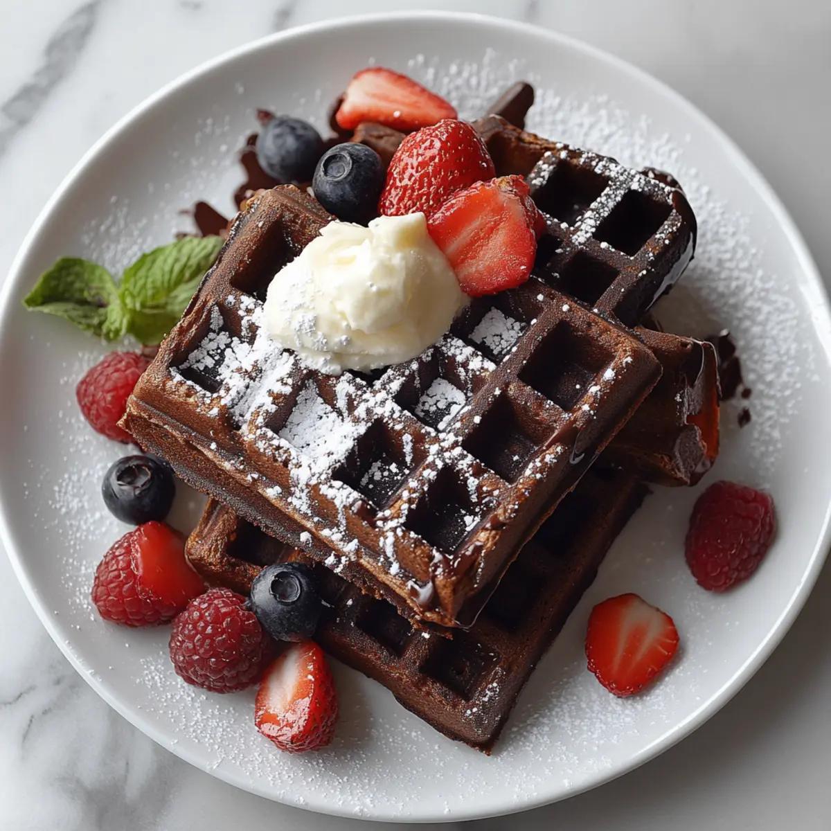 Chocolate Waffles
