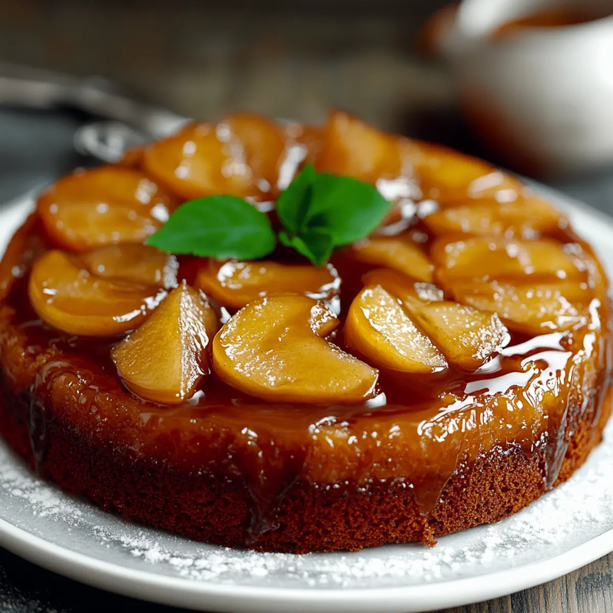 Caramel Apple Upside-Down Cake